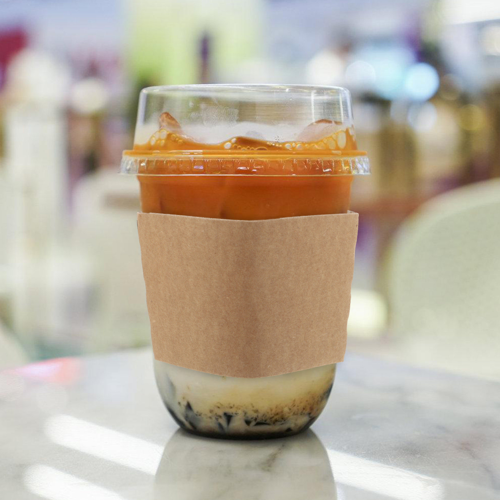 Coffee Tea Uses - 100 sztuk białych osłonek na kubki
