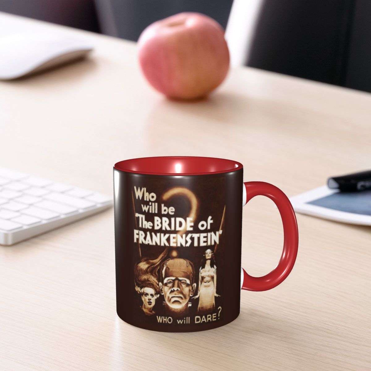 Coffee Tea Poster - Kubek z plakatem Panny Młodej Frankenstein,