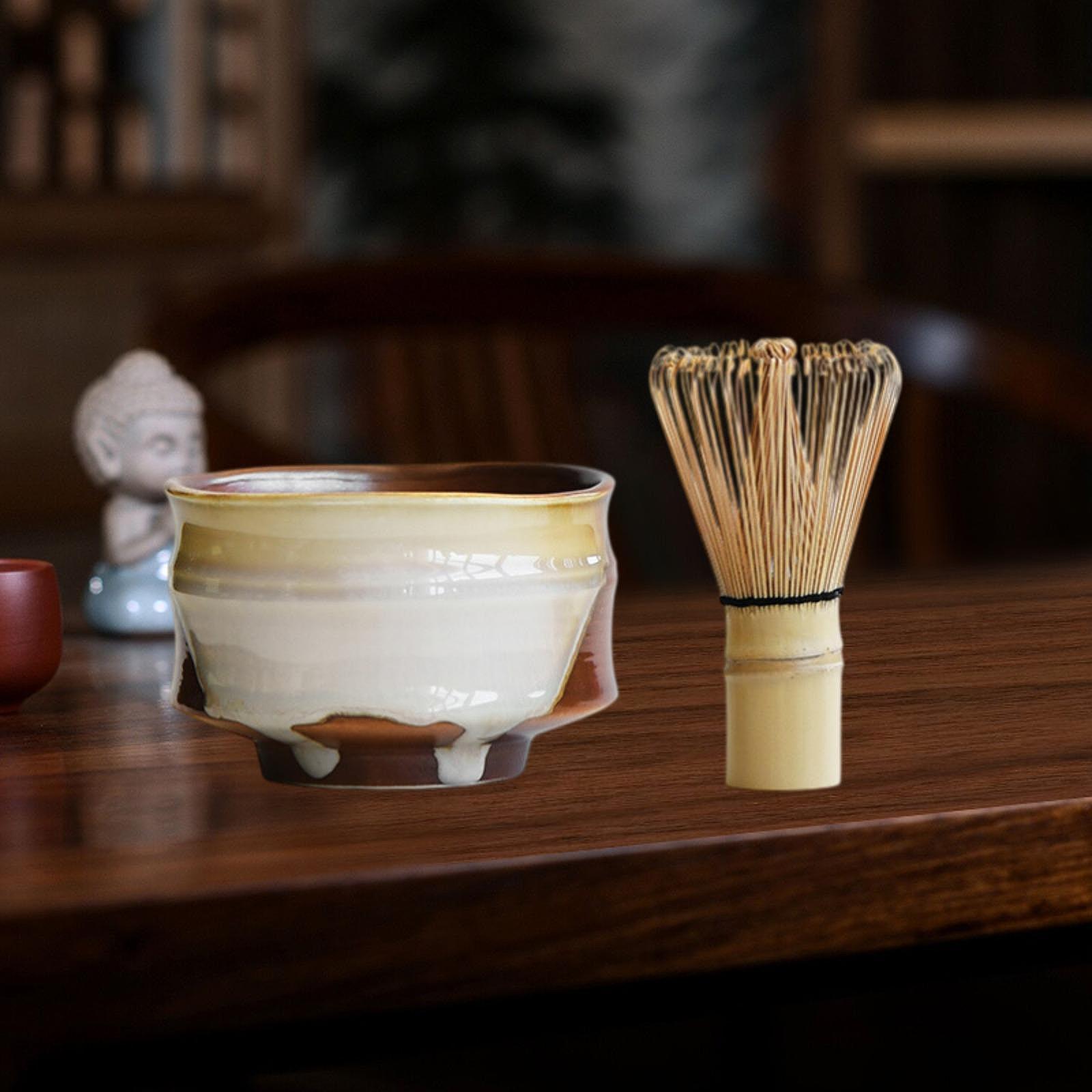 Matcha Whisk Set - Ceramiczna miseczka do matchy, japoński zestaw