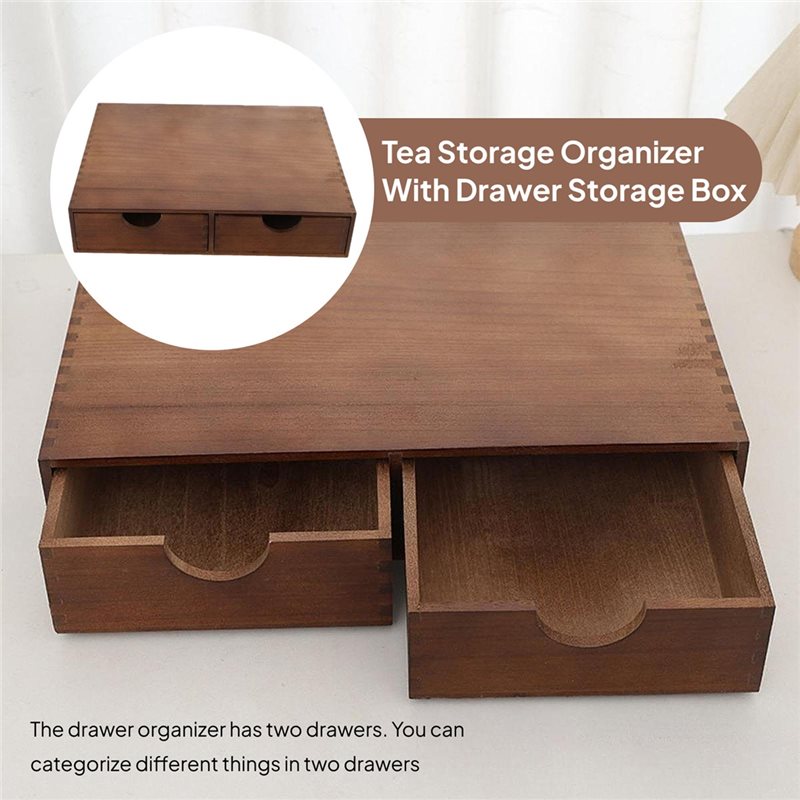 TFTP-Drewniany organizer na ka – Coffee Tea Drawer Organizer recenzja i cena