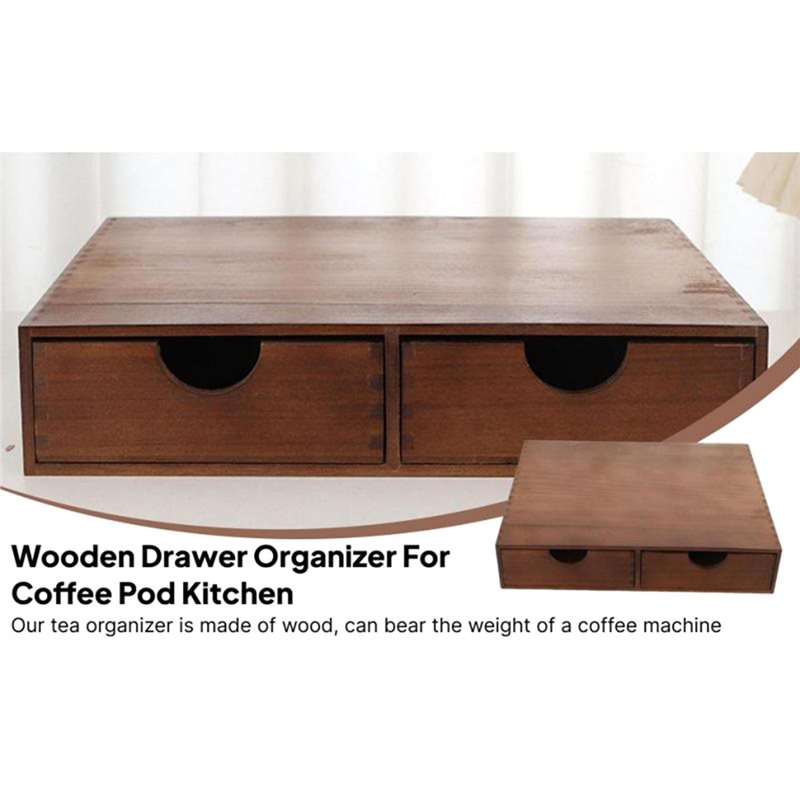 TFTP-Drewniany organizer na ka – Coffee Tea Drawer Organizer recenzja i cena