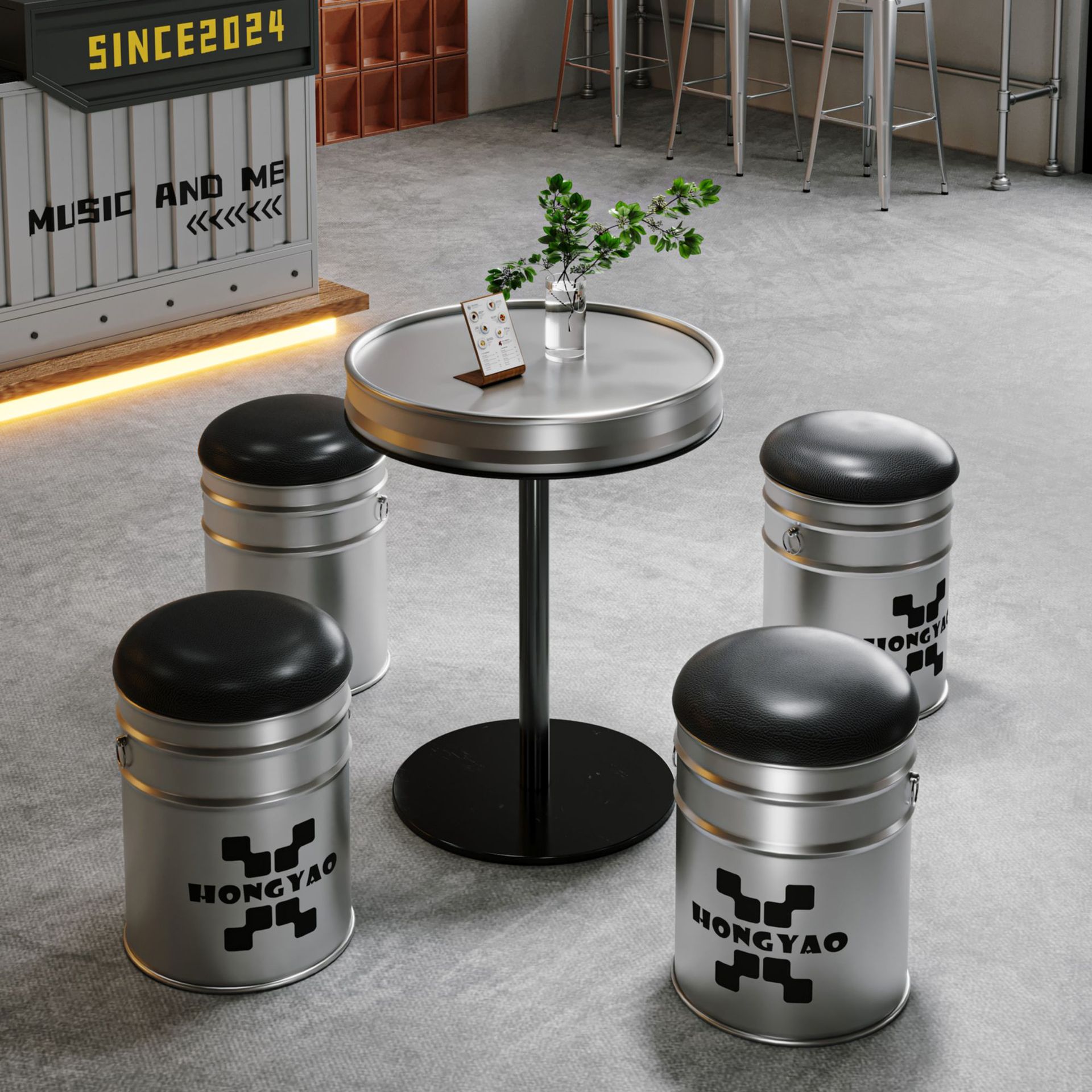 Zestaw stołu i krzeseł w stylu – Coffee Tea Lounge recenzja i cena