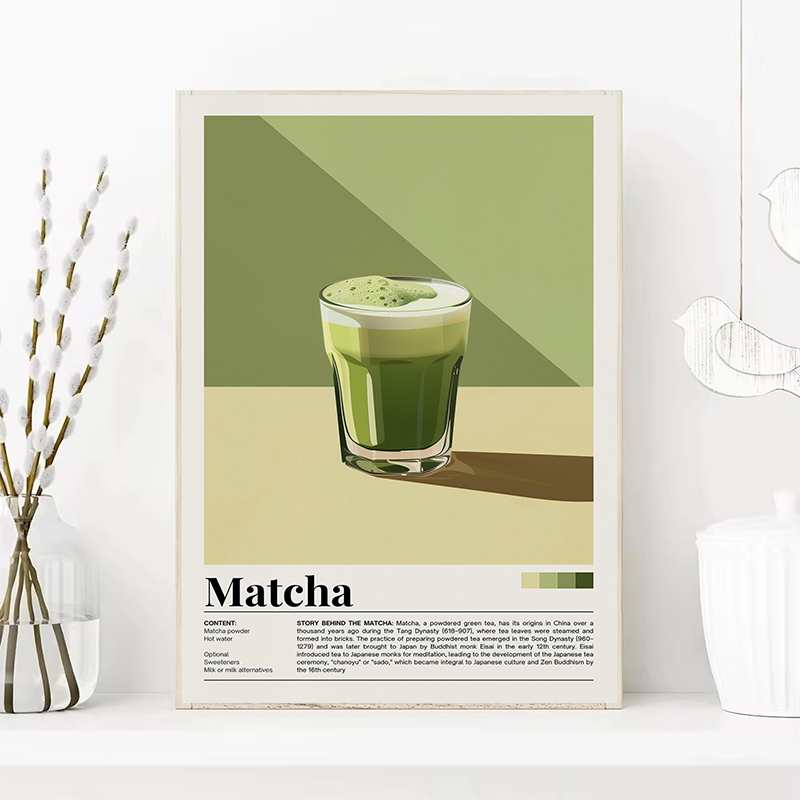 Vintage Coffee Beverage Poster – Coffee Tea Poster recenzja i cena