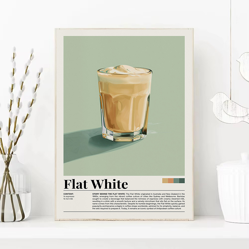 Vintage Coffee Beverage Poster – Coffee Tea Poster recenzja i cena