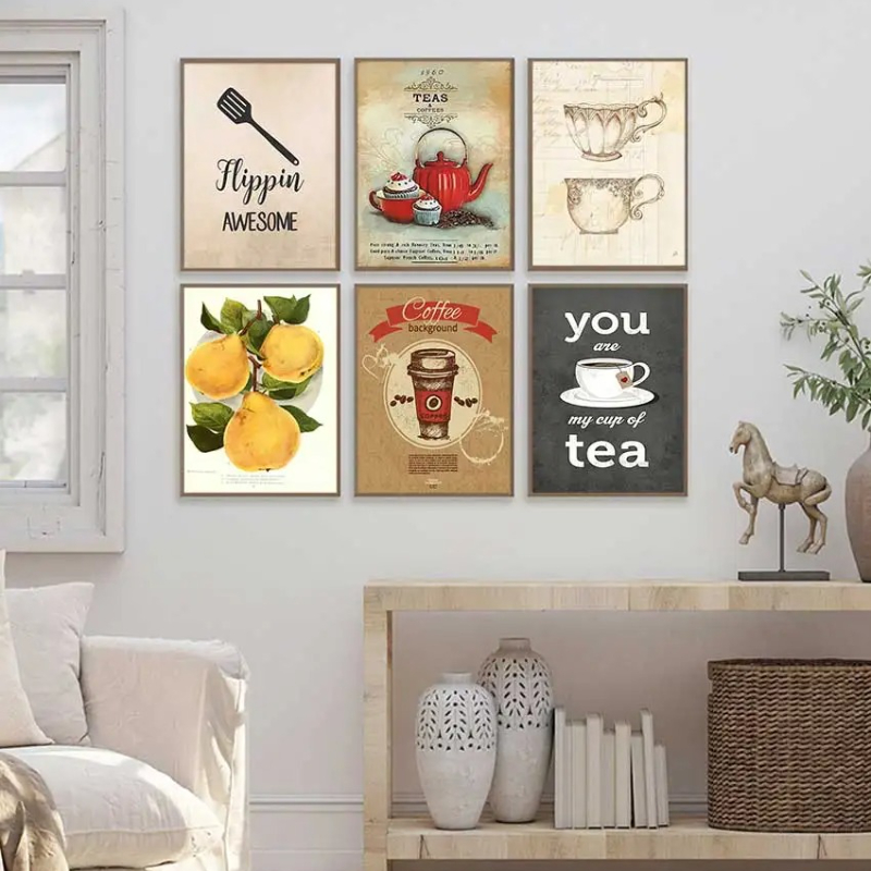Vintage Gorąca Kawa Herbata Cz – Coffee Tea Poster recenzja i cena