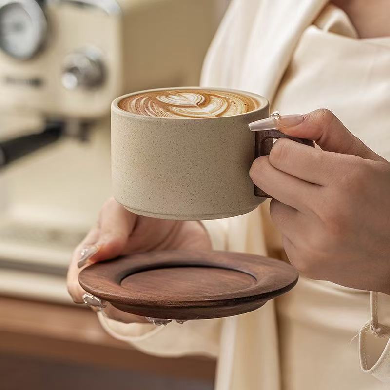Retro ceramiczny zestaw filiża – Coffee Tea Uses recenzja i cena
