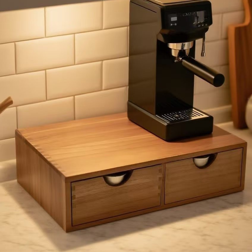 Minimalistyczna podstawka pod  – Coffee Tea Drawer Organizer recenzja i cena