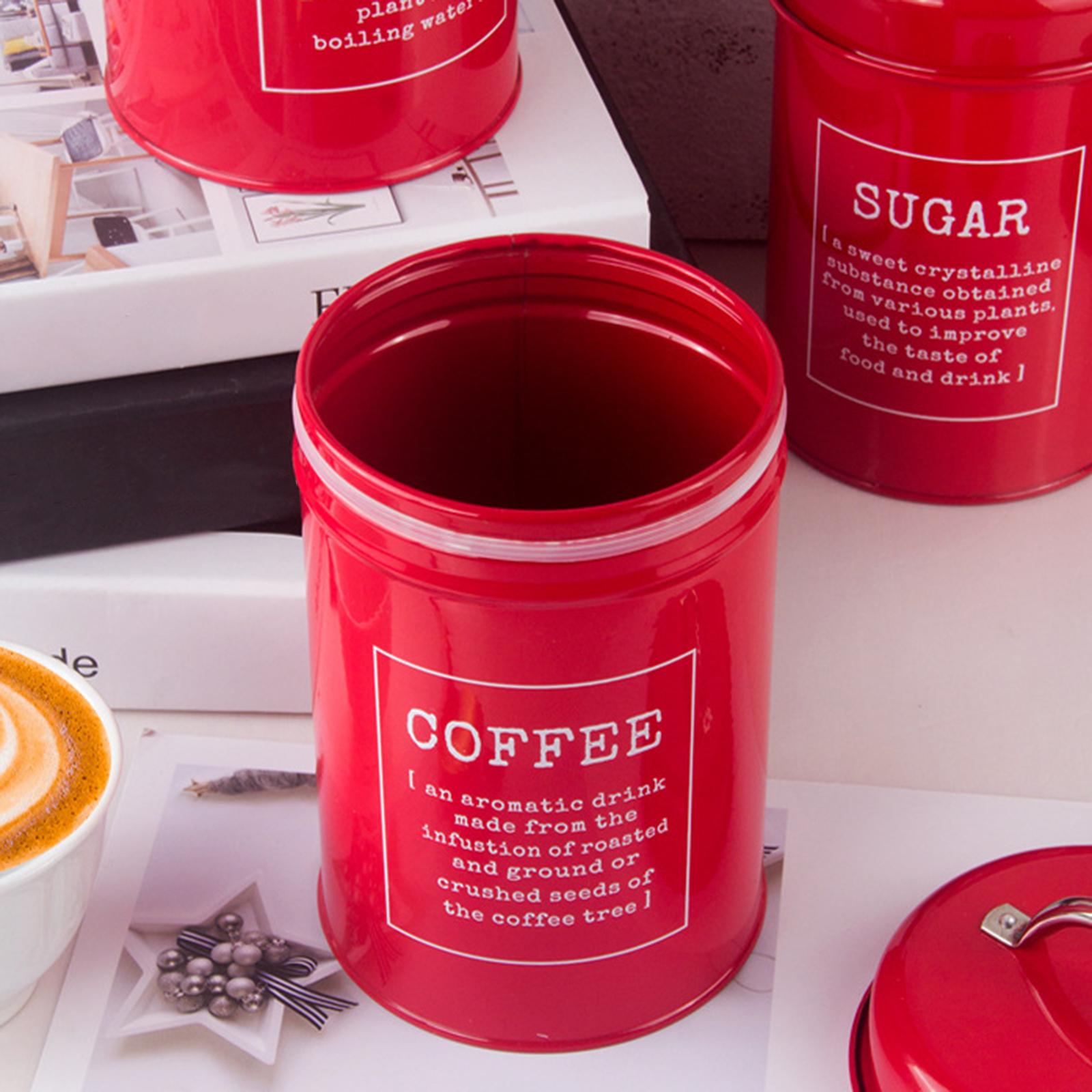 3-częściowy zestaw szczelnych  – Coffee Tea And Sugar Canister Set recenzja i cena