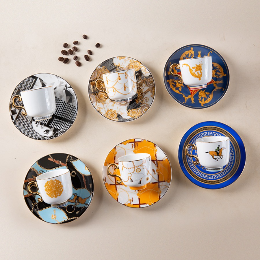 Zestaw 6 filiżanek i spodków d – Coffee Tea Drawer Organizer recenzja i cena