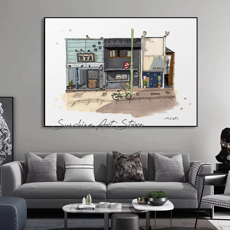 Tradycyjna japońska konstrukcj – Coffee Tea Poster recenzja i cena