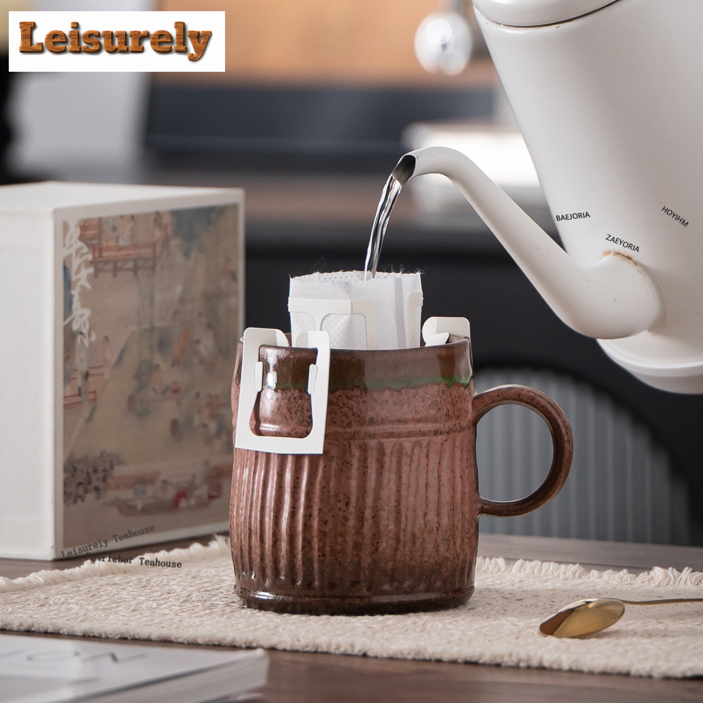 Kubek do kawy HOYIHM 430ml z p – Coffee Tea Latte recenzja i cena