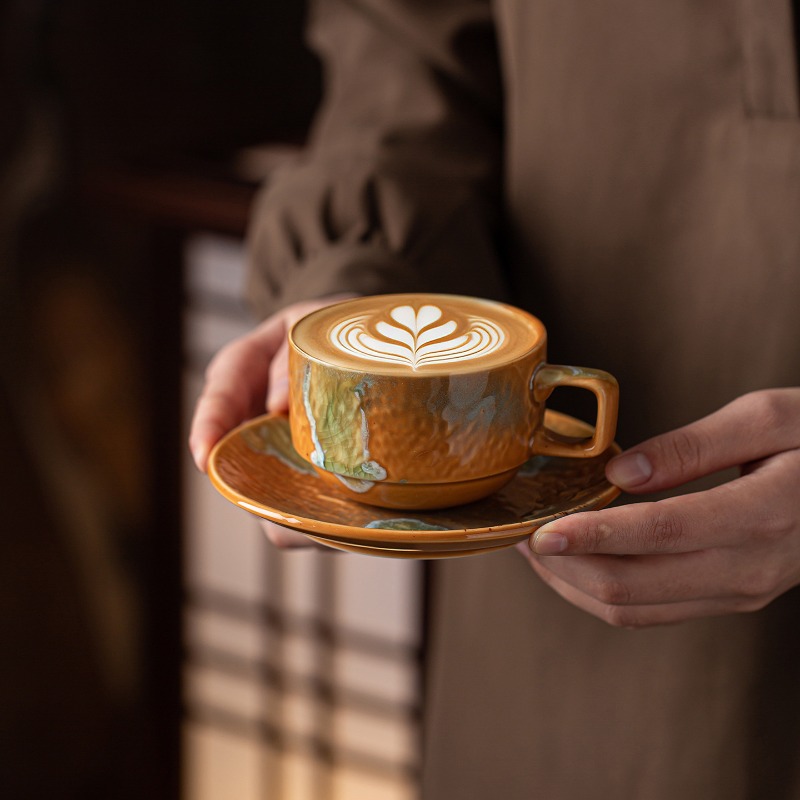 Zestaw ceramicznych filiżanek  – Coffee Tea Latte recenzja i cena