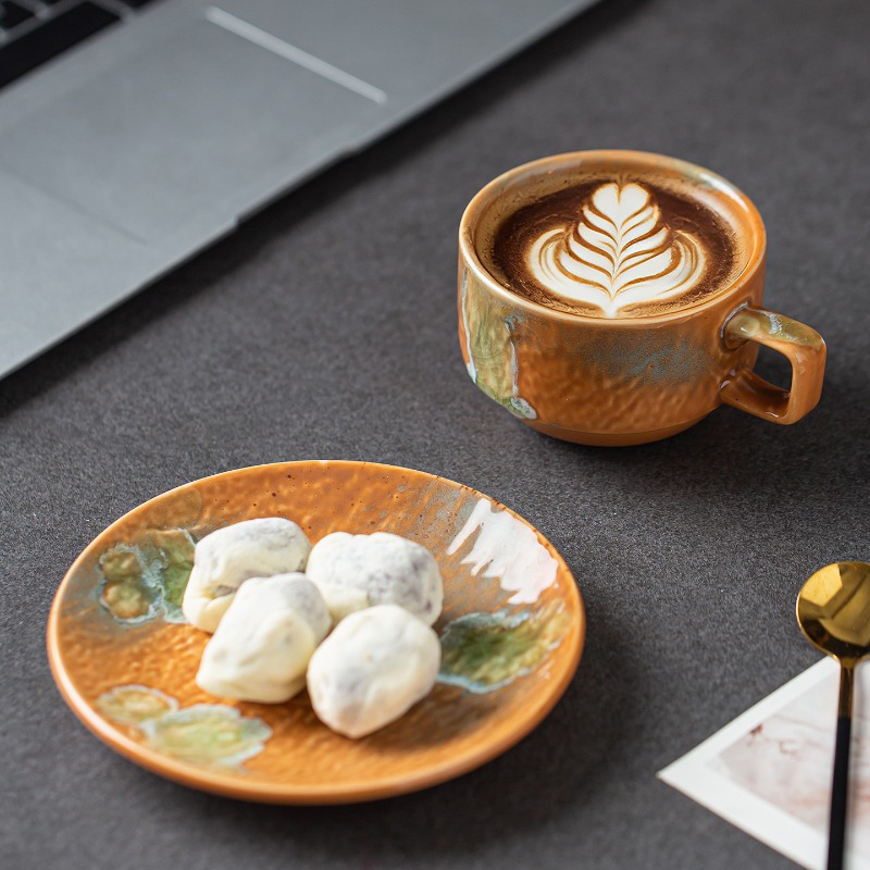 Zestaw ceramicznych filiżanek  – Coffee Tea Latte recenzja i cena