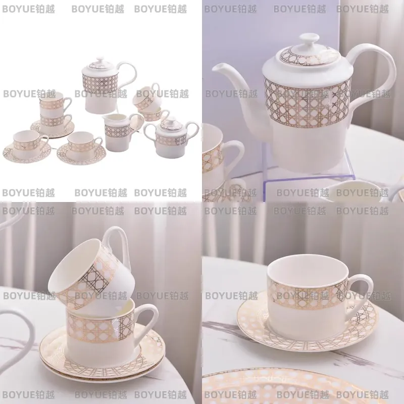 Luksusowy zestaw filiżanek do  – Coffee Tea Uses recenzja i cena