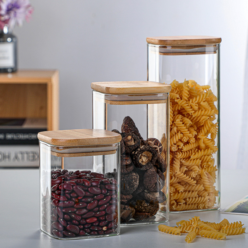 Szklane puszki bambusowe przez – Coffee Tea Drawer Organizer recenzja i cena